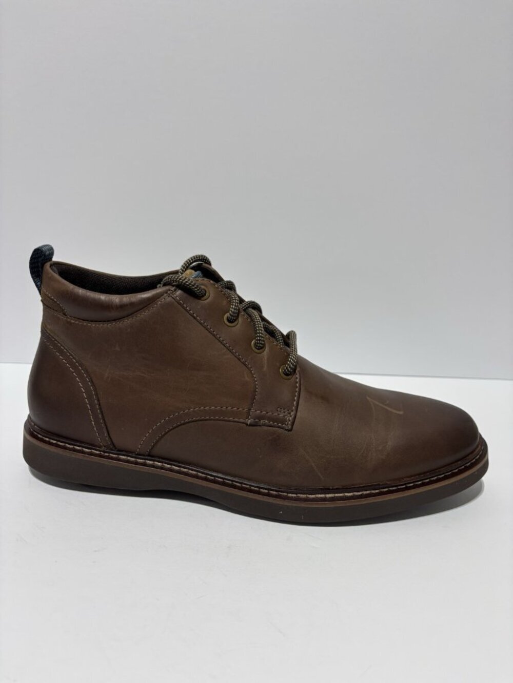 Nunn Bush Men’s Ridgetop Plain Toe Boots Brown, Size 10.5 M